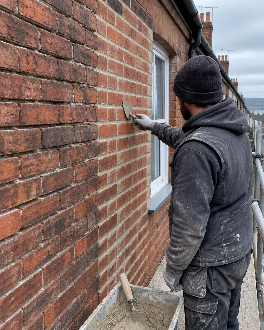 Brickwork and repointing in South Molton