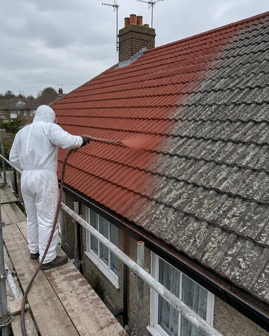 Roof painting and coating in South Molton