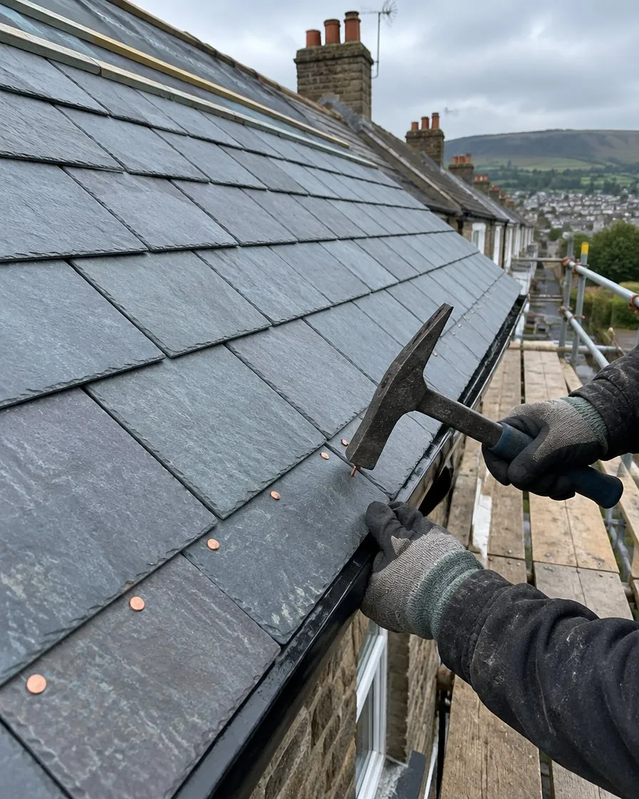 Slate roofing in South Molton