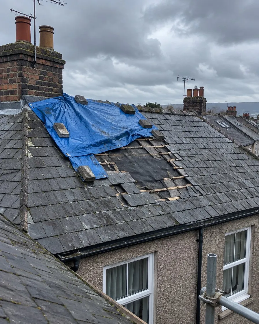 Storm damage and insurance work in South Molton